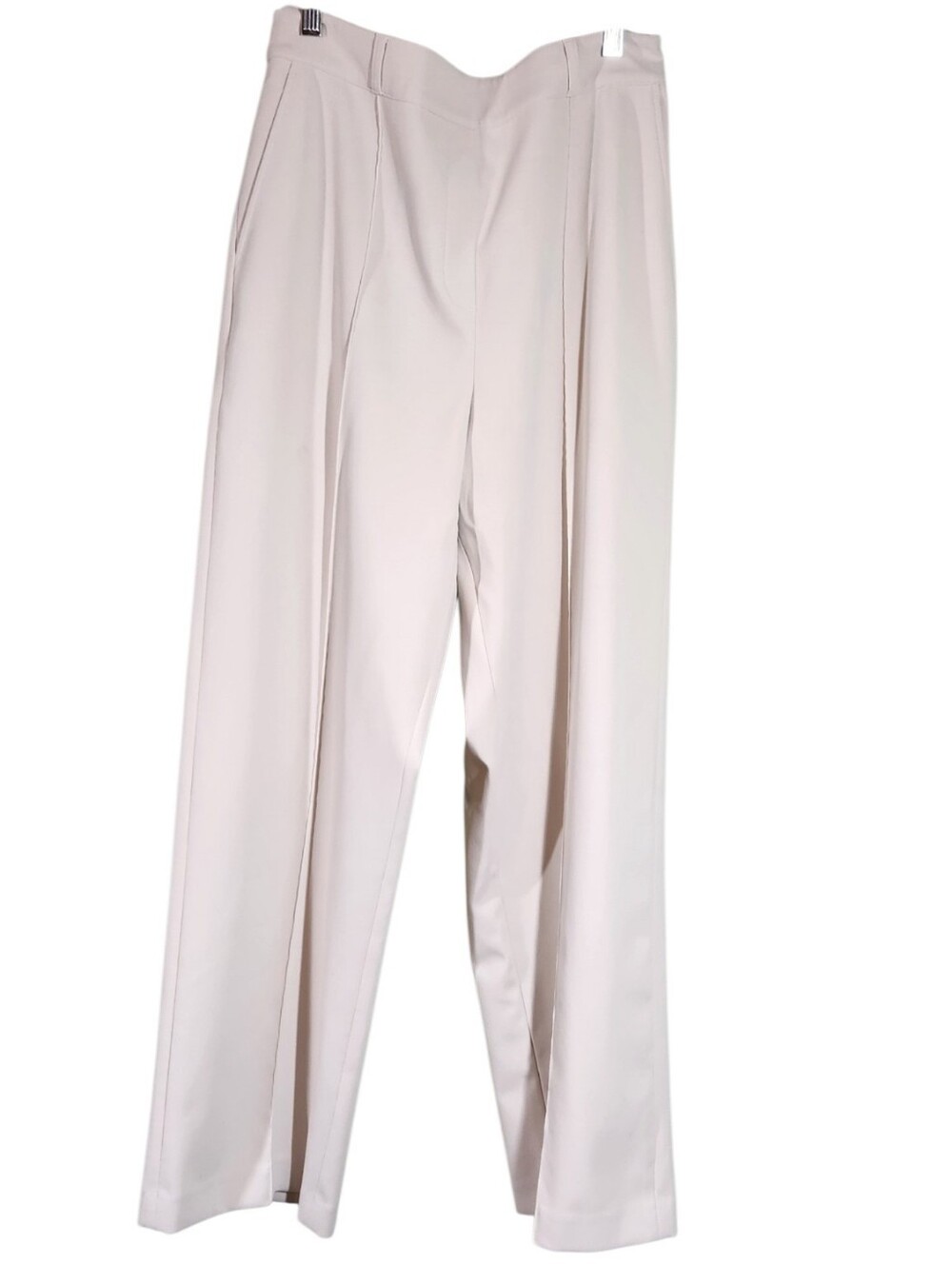 SPANX Cream Straight-Leg Wide Leg Pants